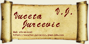 Vuceta Jurčević vizit kartica